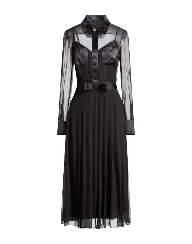 DOLCE&GABBANA Midi-kleid Damen Schwarz von DOLCE&GABBANA