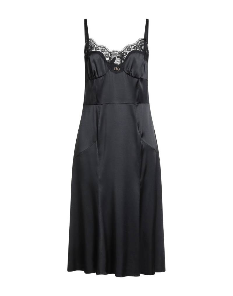 DOLCE&GABBANA Midi-kleid Damen Schwarz von DOLCE&GABBANA
