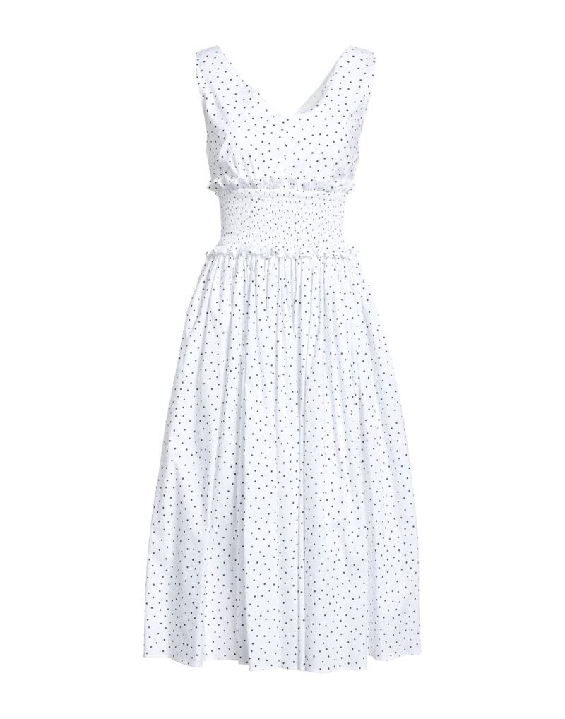 DOLCE&GABBANA Midi-kleid Damen Weiß von DOLCE&GABBANA