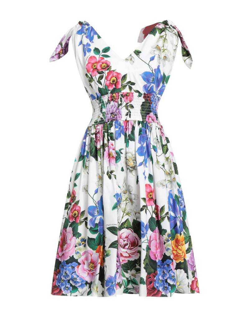 DOLCE&GABBANA Midi-kleid Damen Weiß von DOLCE&GABBANA