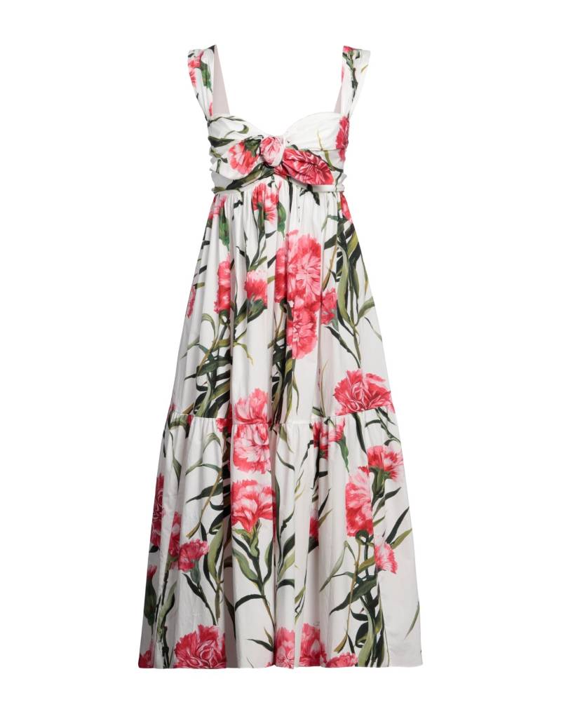 DOLCE&GABBANA Midi-kleid Damen Weiß von DOLCE&GABBANA