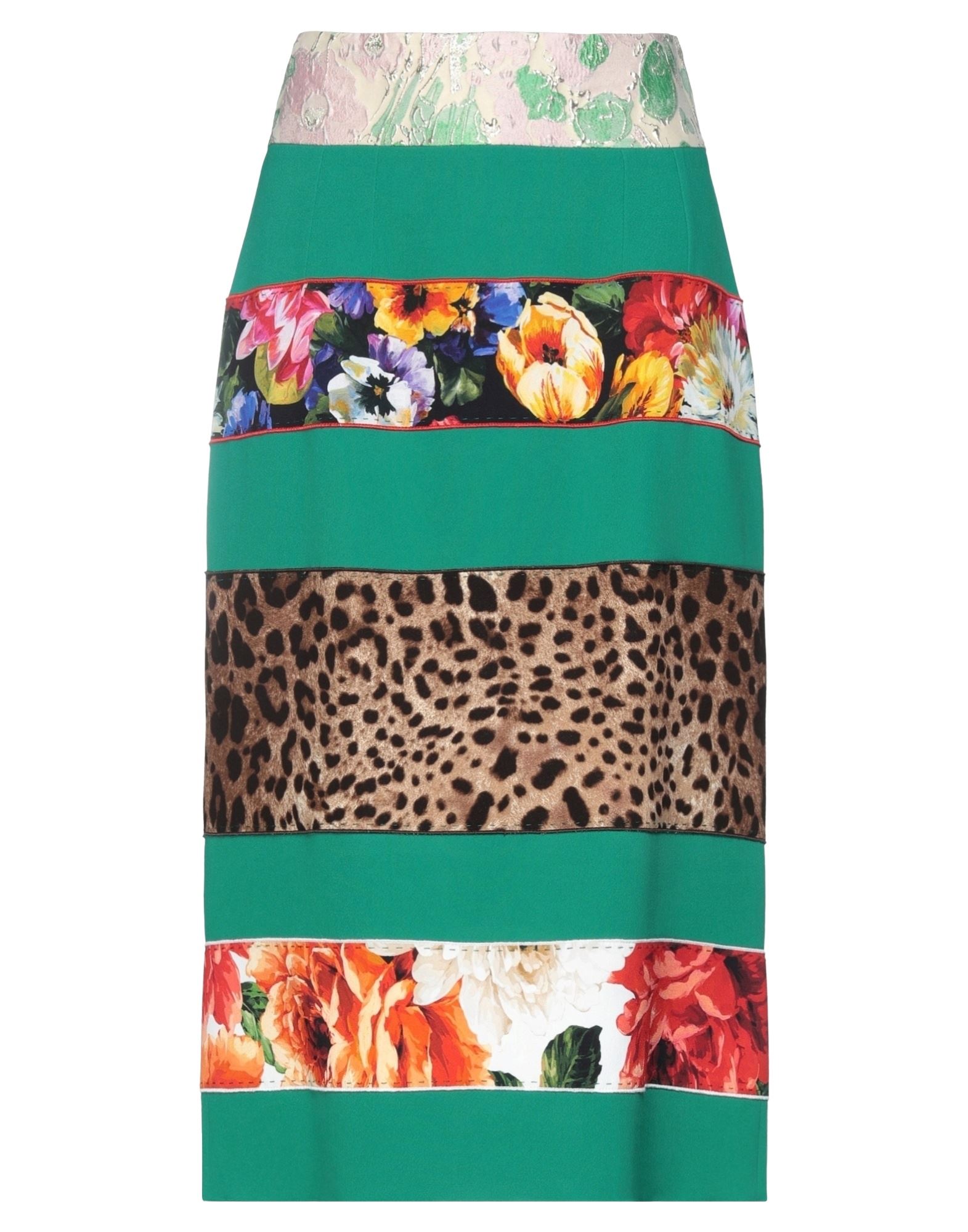 DOLCE&GABBANA Midi-rock Damen Grün von DOLCE&GABBANA