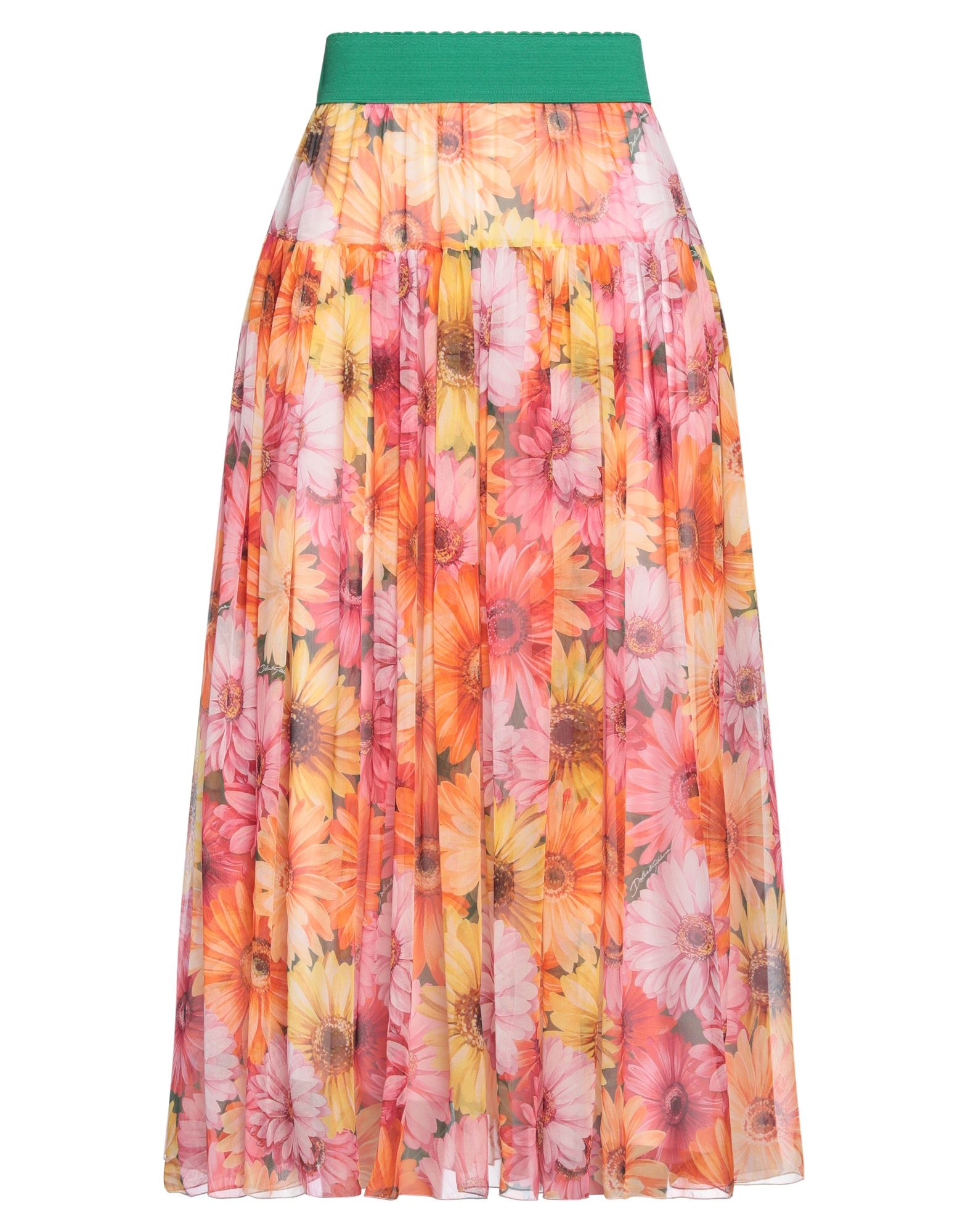 DOLCE&GABBANA Midi-rock Damen Orange von DOLCE&GABBANA