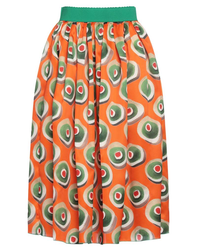 DOLCE&GABBANA Midi-rock Damen Orange von DOLCE&GABBANA
