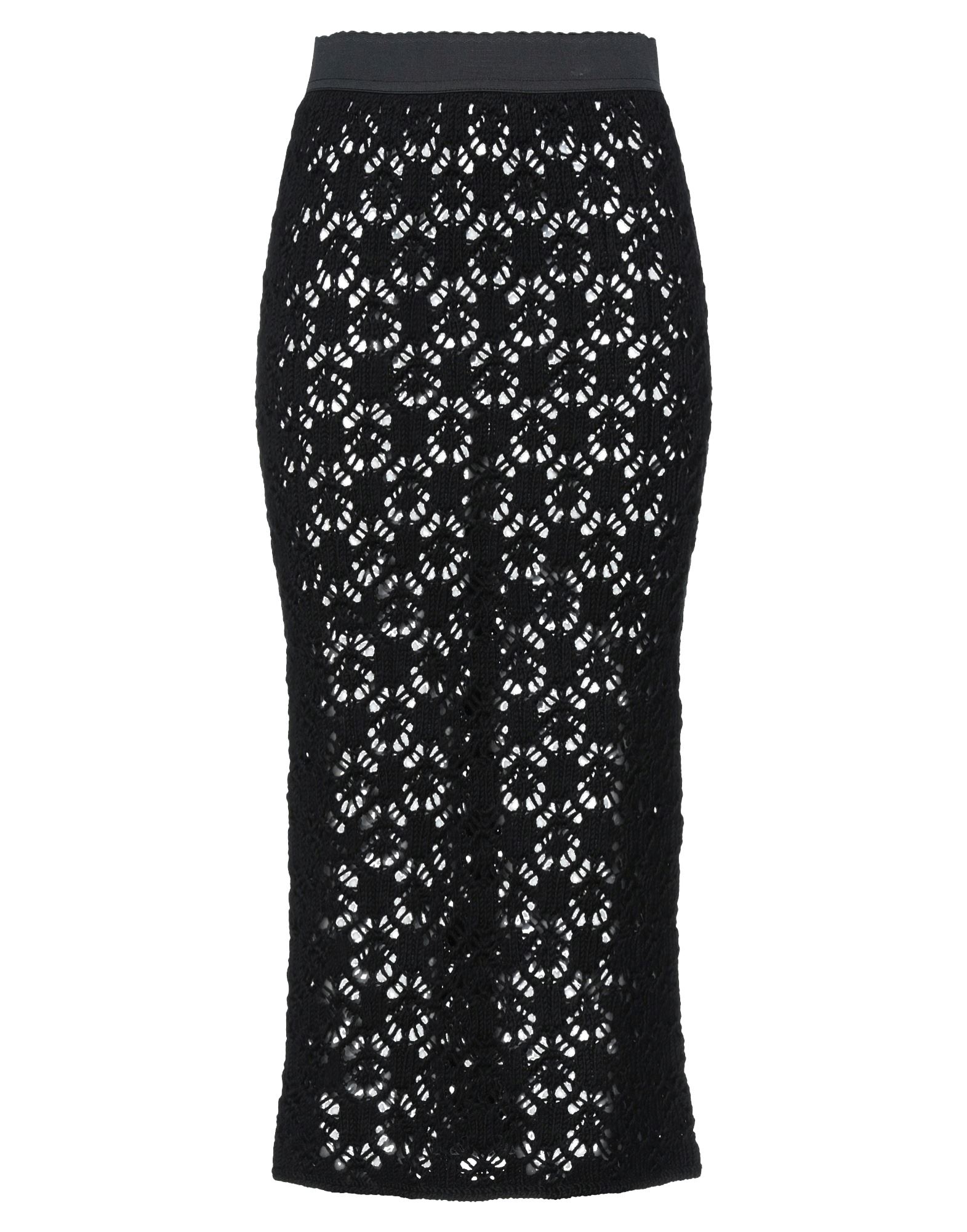 DOLCE&GABBANA Midi-rock Damen Schwarz von DOLCE&GABBANA