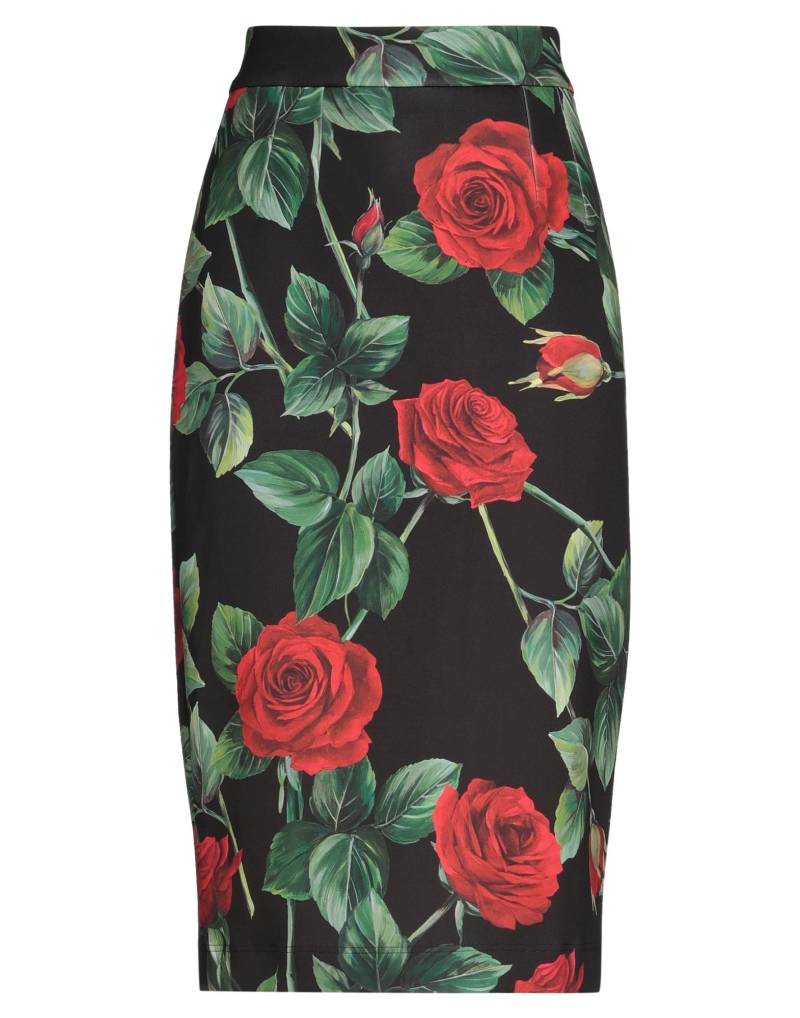 DOLCE&GABBANA Midi-rock Damen Schwarz von DOLCE&GABBANA