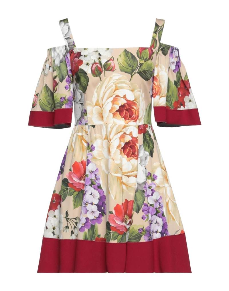 DOLCE&GABBANA Mini-kleid Damen Beige von DOLCE&GABBANA