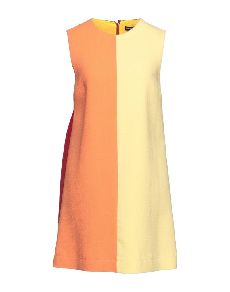 DOLCE&GABBANA Mini-kleid Damen Gelb von DOLCE&GABBANA