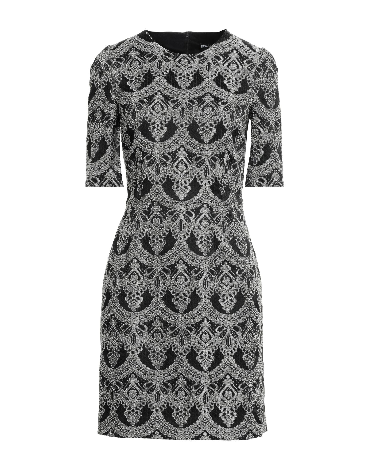 DOLCE&GABBANA Mini-kleid Damen Grau von DOLCE&GABBANA