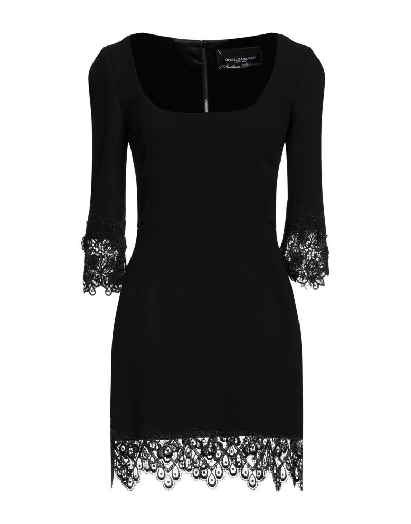 DOLCE&GABBANA Mini-kleid Damen Schwarz von DOLCE&GABBANA