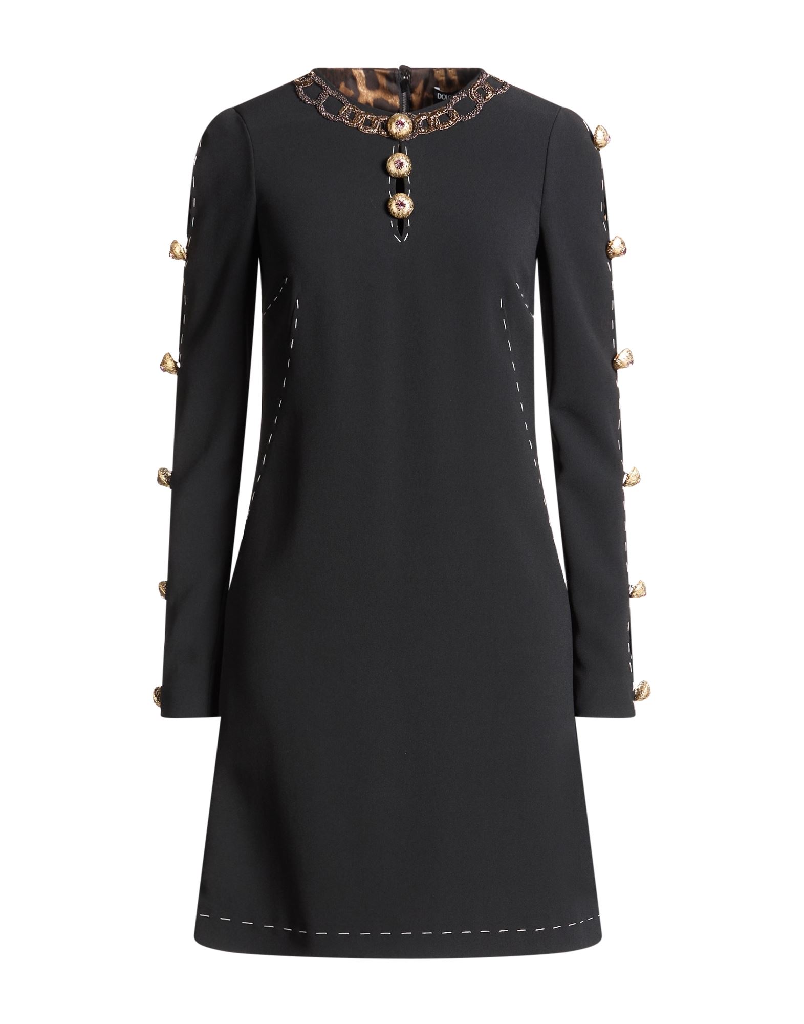 DOLCE&GABBANA Mini-kleid Damen Schwarz DOLCE&GABBANA Mini-kleid Damen Schwarz von DOLCE&GABBANA