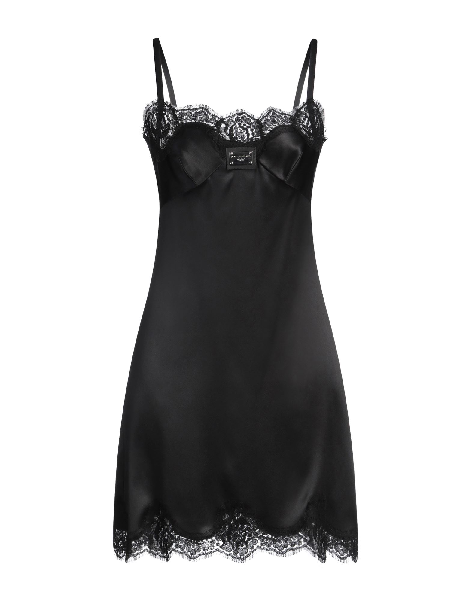 DOLCE&GABBANA Mini-kleid Damen Schwarz von DOLCE&GABBANA