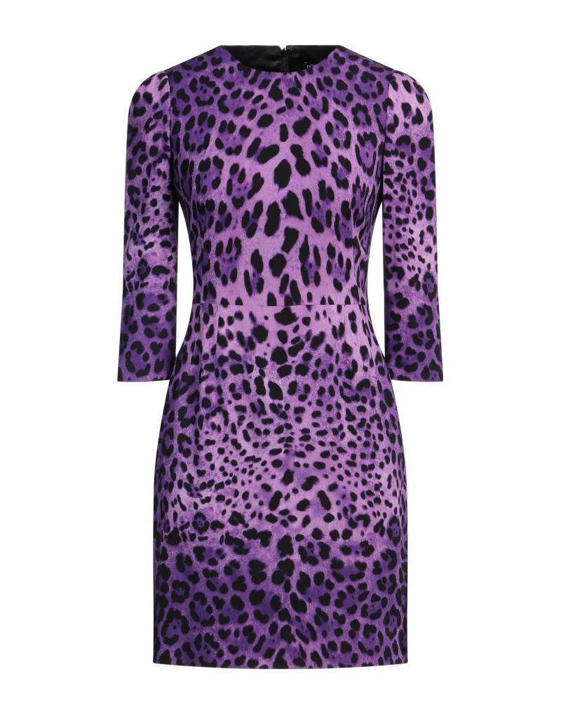DOLCE&GABBANA Mini-kleid Damen Violett von DOLCE&GABBANA