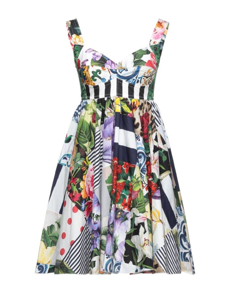 DOLCE&GABBANA Mini-kleid Damen Weiß von DOLCE&GABBANA