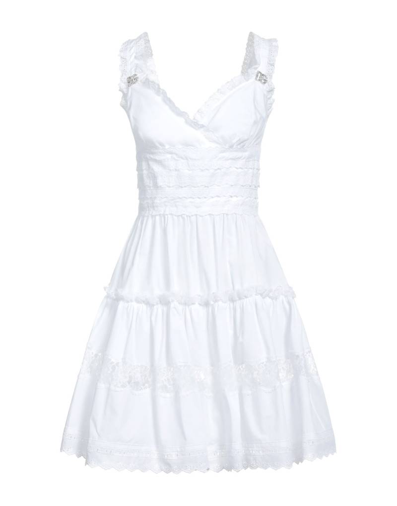 DOLCE&GABBANA Mini-kleid Damen Weiß von DOLCE&GABBANA