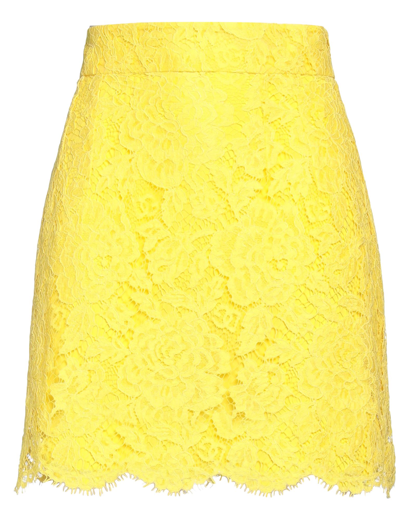 DOLCE&GABBANA Minirock Damen Gelb von DOLCE&GABBANA