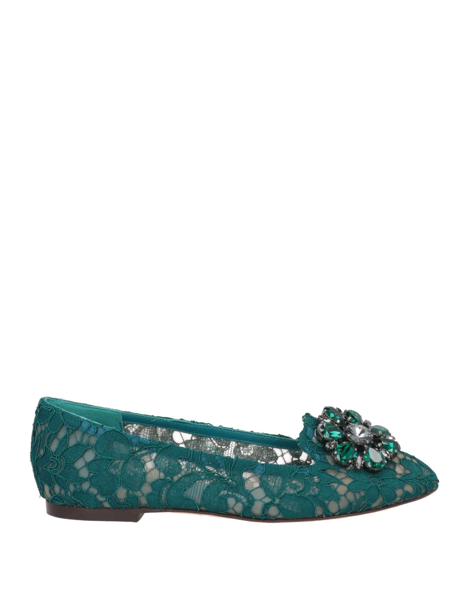 DOLCE&GABBANA Mokassin Damen Grün DOLCE&GABBANA Mokassin Damen Grün von DOLCE&GABBANA