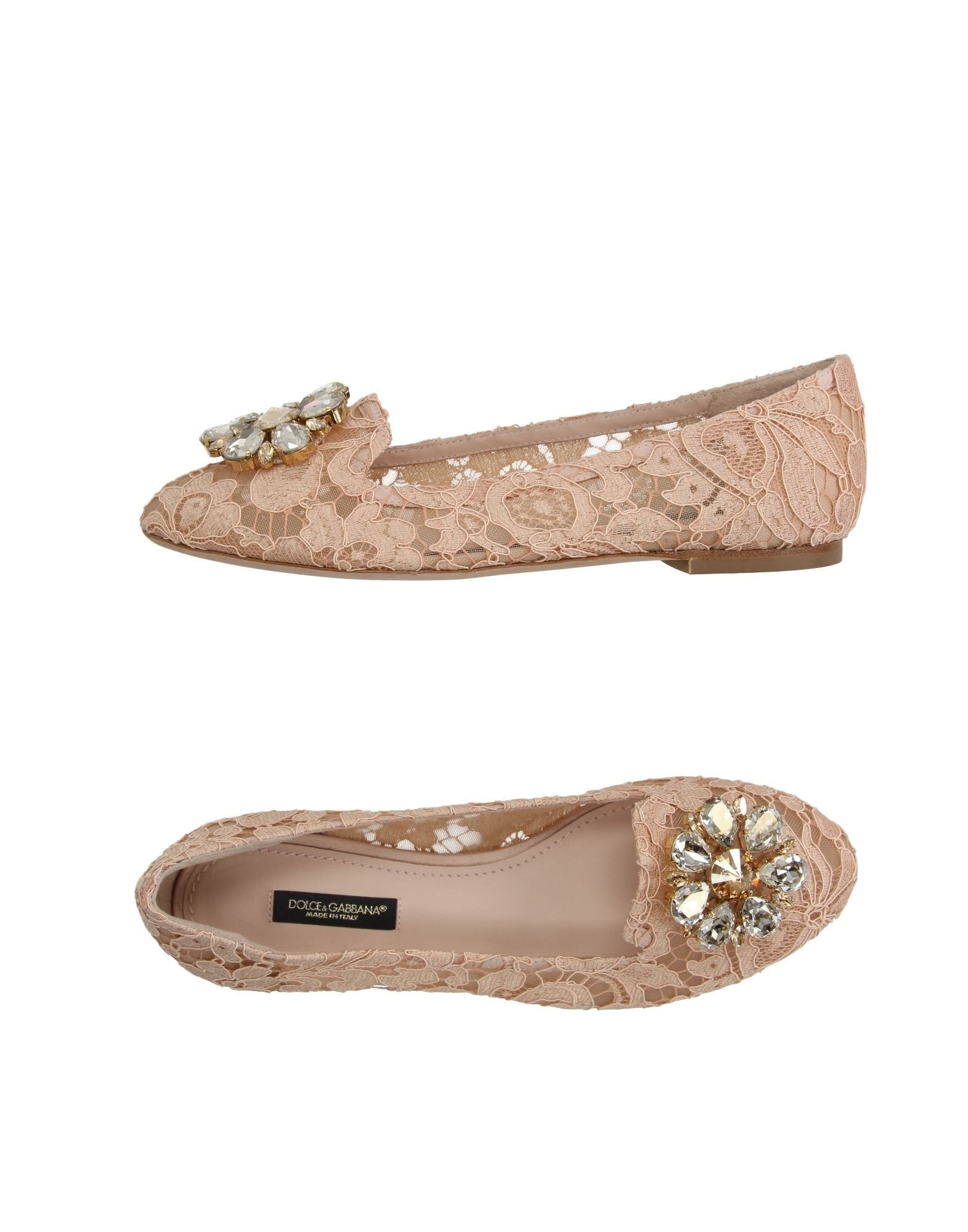 DOLCE&GABBANA Mokassin Damen Hellrosa DOLCE&GABBANA Mokassin Damen Hellrosa von DOLCE&GABBANA