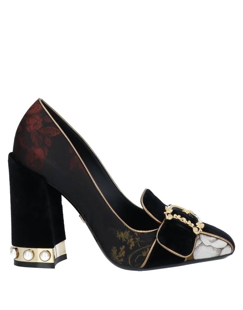 DOLCE&GABBANA Mokassin Damen Schwarz von DOLCE&GABBANA