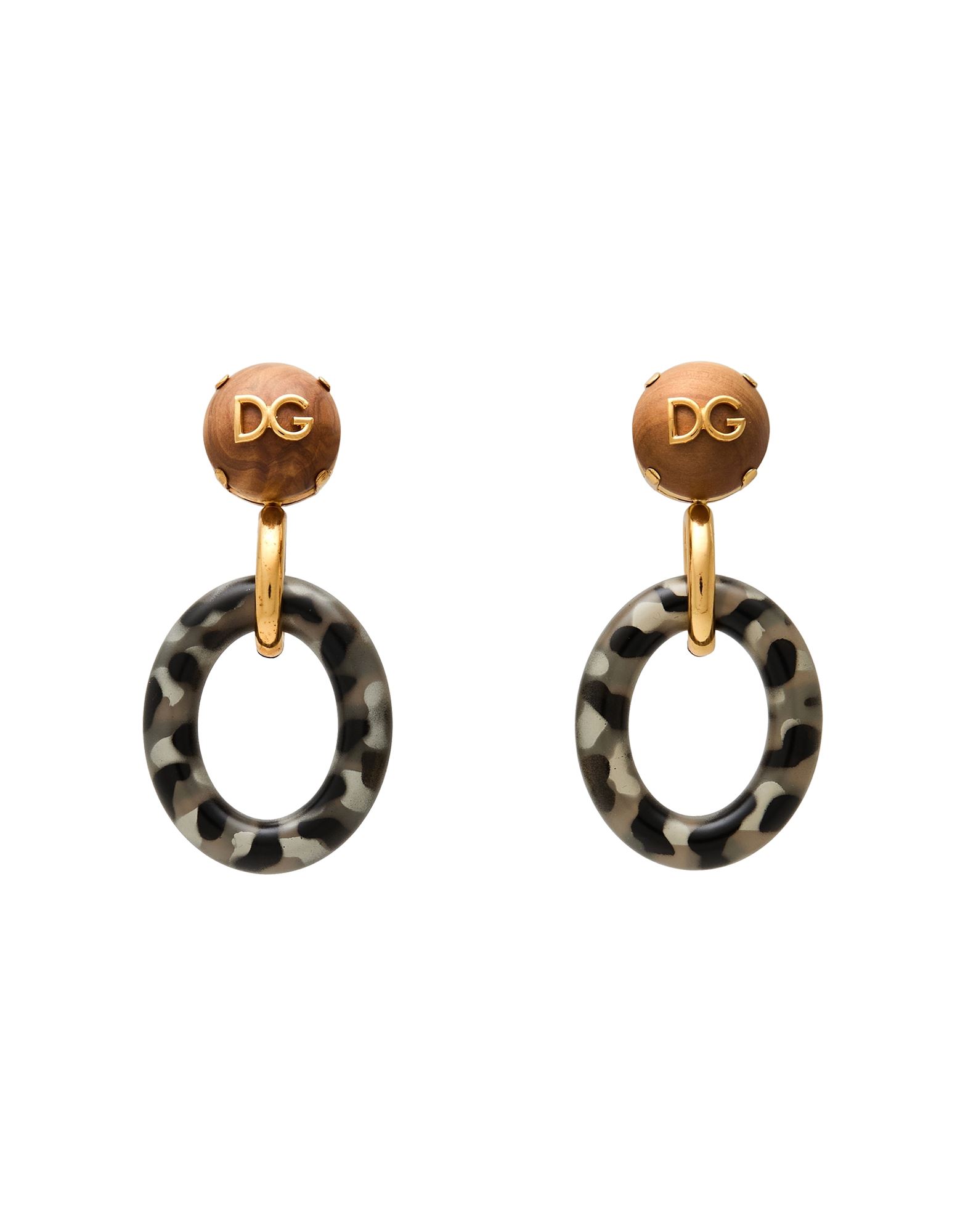 DOLCE&GABBANA Ohrring Damen Grau von DOLCE&GABBANA