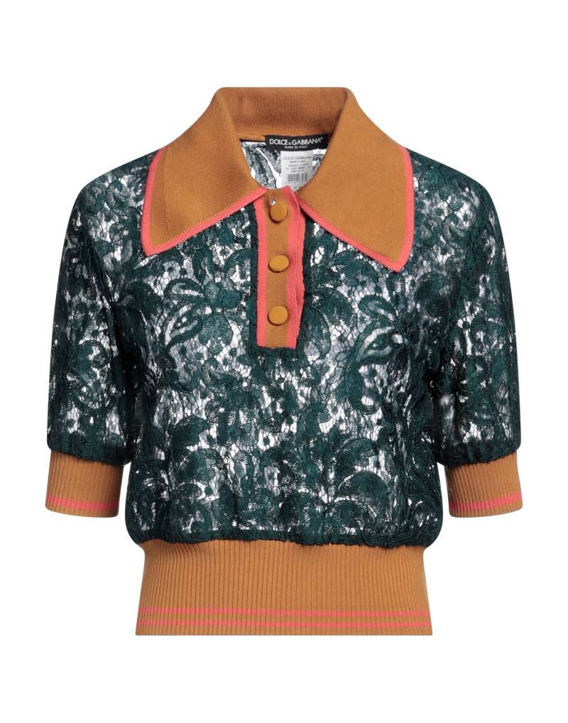 DOLCE&GABBANA Poloshirt Damen Smaragdgrün von DOLCE&GABBANA