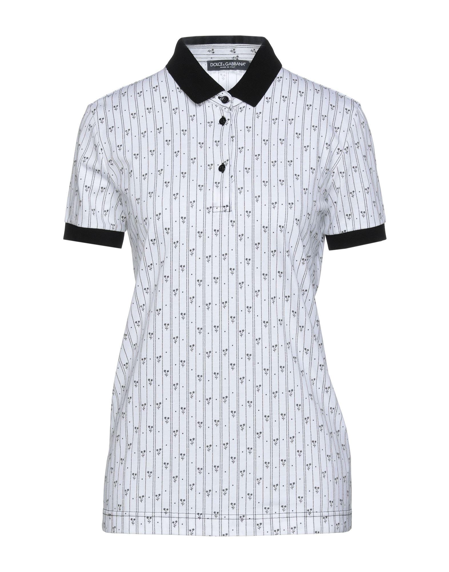 DOLCE&GABBANA Poloshirt Damen Weiß von DOLCE&GABBANA