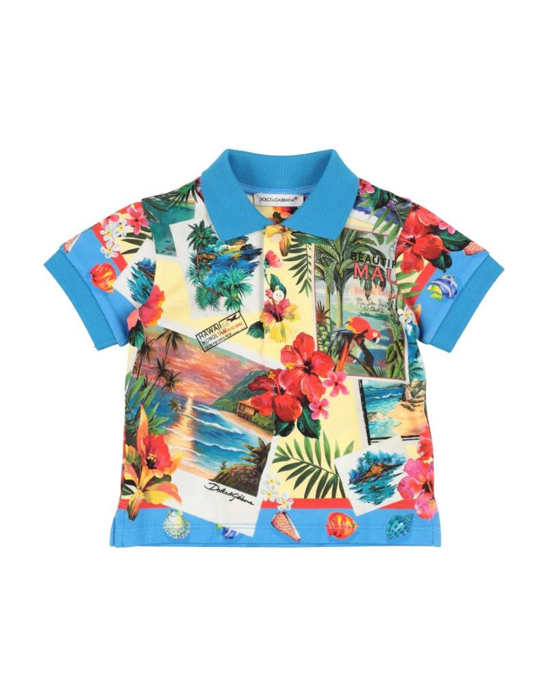 DOLCE&GABBANA Poloshirt Kinder Azurblau von DOLCE&GABBANA
