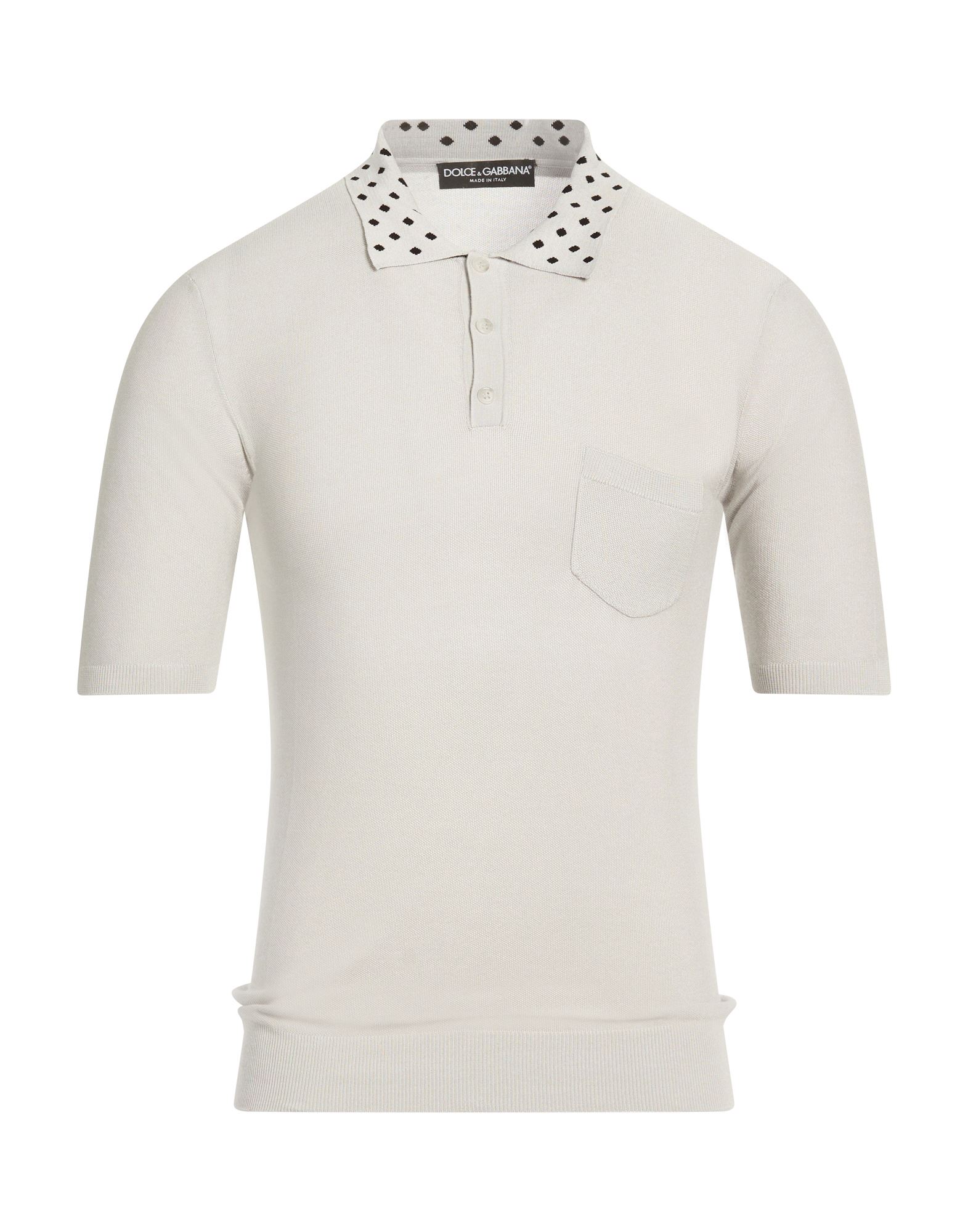 DOLCE&GABBANA Poloshirt Herren Hellgrau von DOLCE&GABBANA