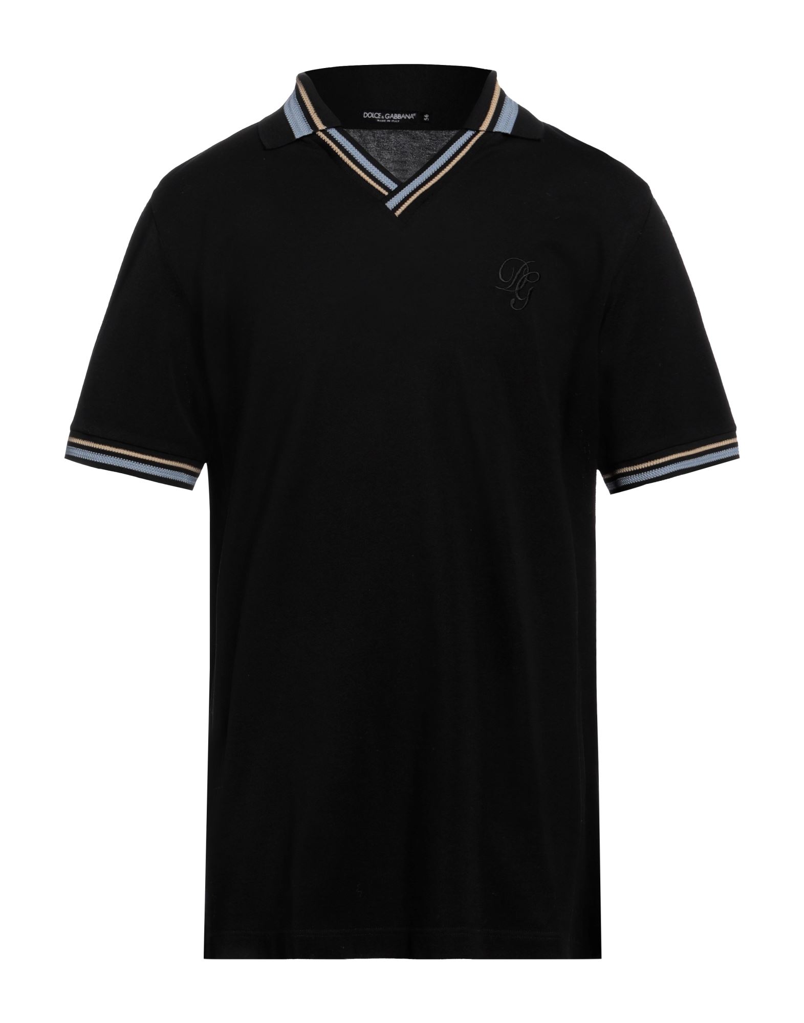 DOLCE&GABBANA Poloshirt Herren Schwarz von DOLCE&GABBANA