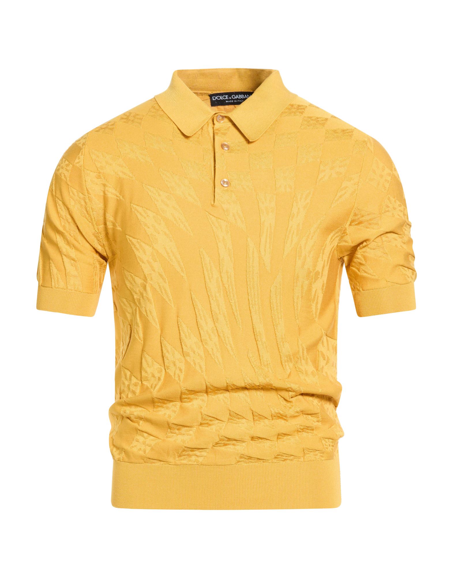 DOLCE&GABBANA Poloshirt Herren Senf von DOLCE&GABBANA