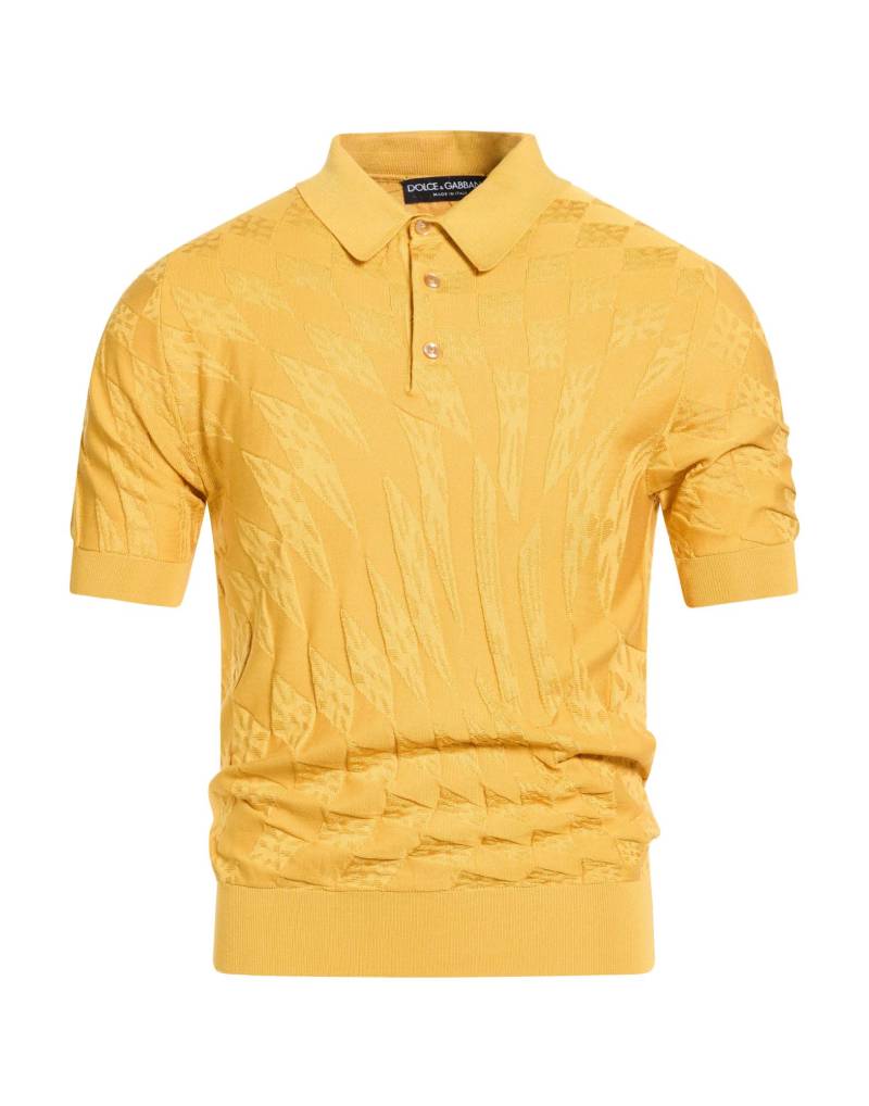 DOLCE&GABBANA Poloshirt Herren Senf von DOLCE&GABBANA