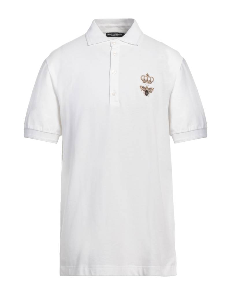 DOLCE&GABBANA Poloshirt Herren Weiß DOLCE&GABBANA Poloshirt Herren Weiß von DOLCE&GABBANA