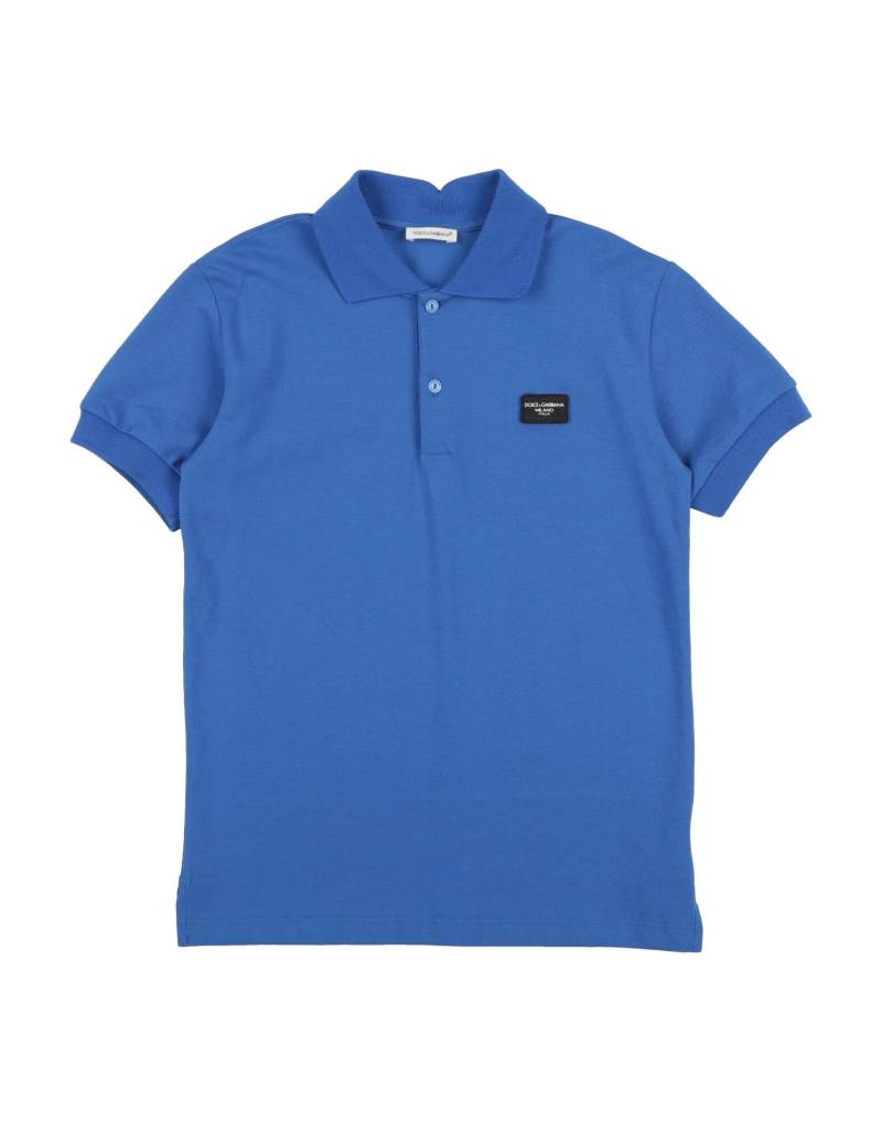 DOLCE&GABBANA Poloshirt Kinder Blau von DOLCE&GABBANA