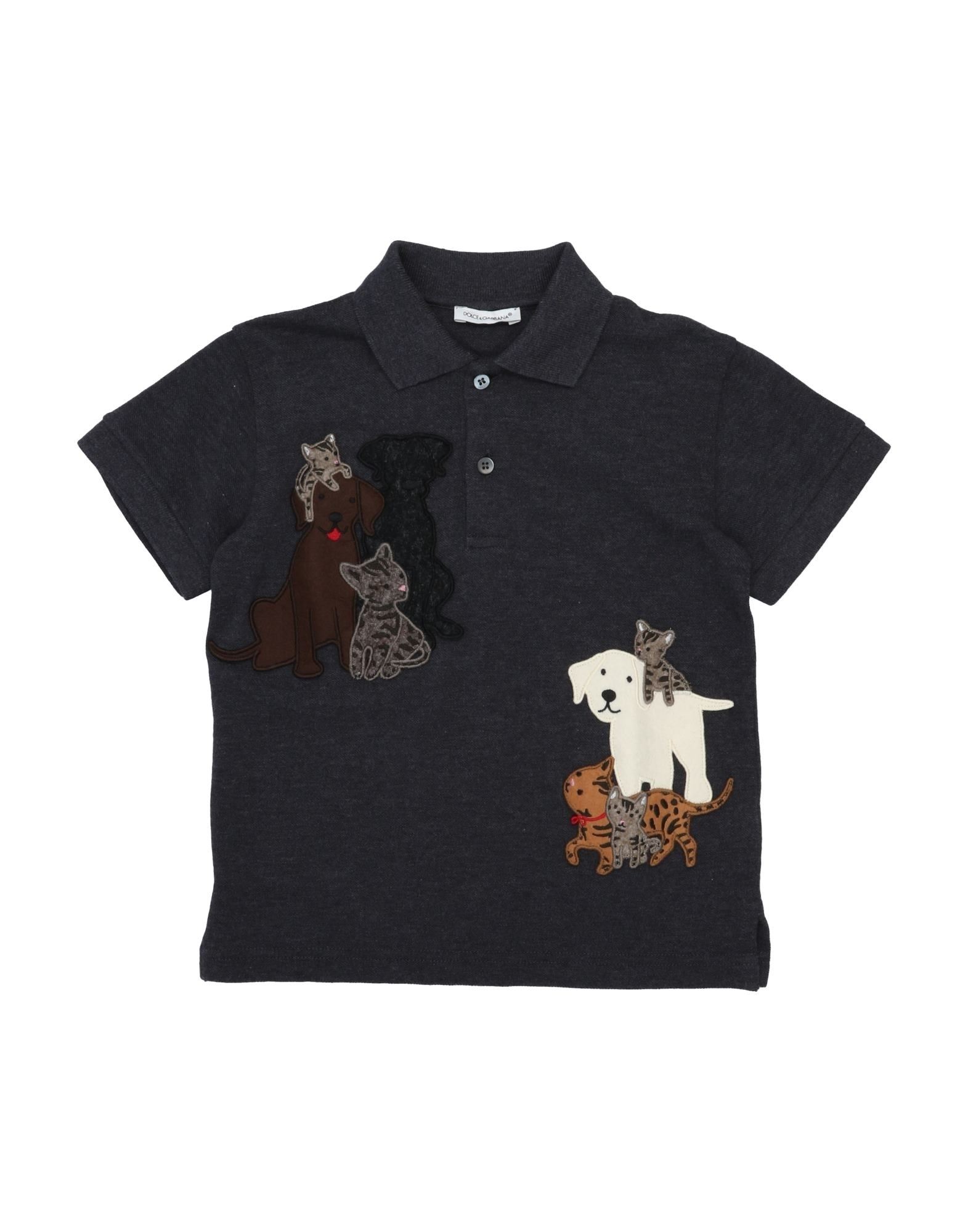 DOLCE & GABBANA Poloshirt Kinder Blei von DOLCE & GABBANA