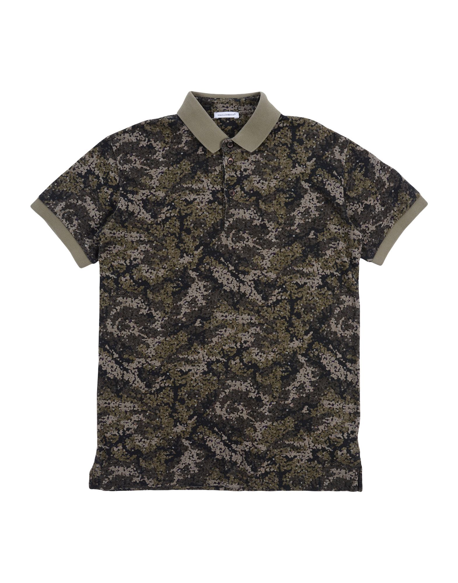 DOLCE&GABBANA Poloshirt Kinder Militärgrün von DOLCE&GABBANA