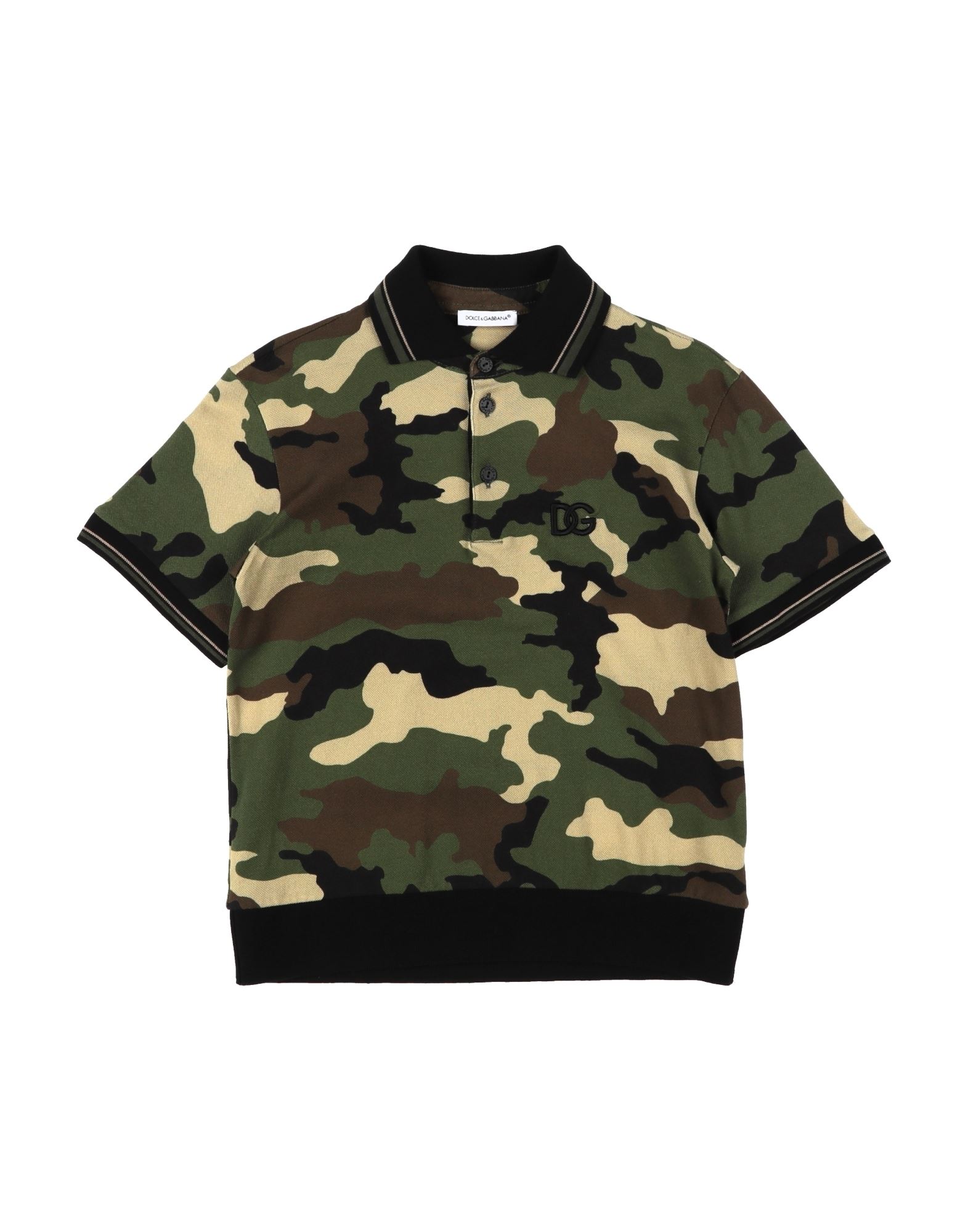 DOLCE&GABBANA Poloshirt Kinder Militärgrün von DOLCE&GABBANA