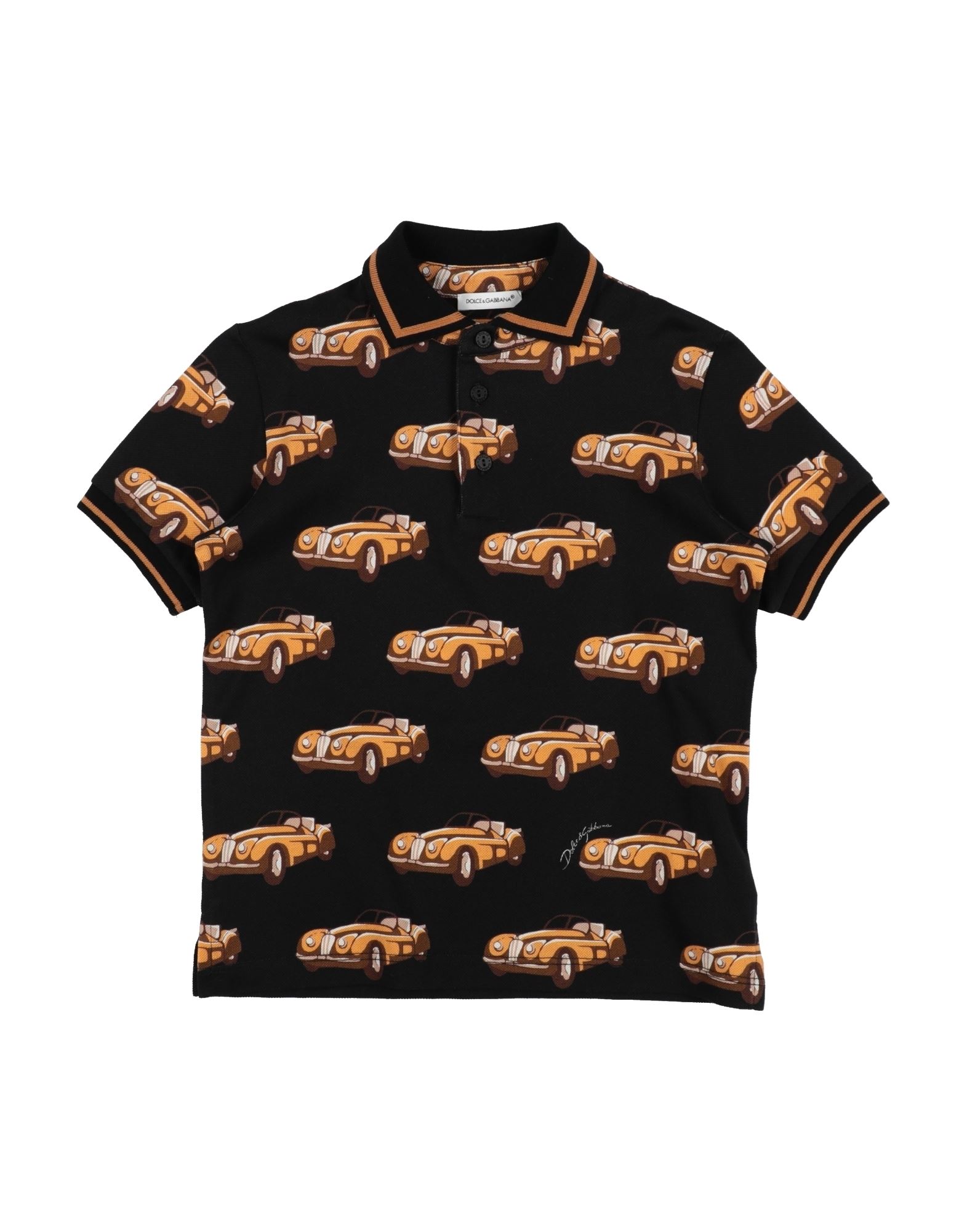 DOLCE&GABBANA Poloshirt Kinder Schwarz von DOLCE&GABBANA