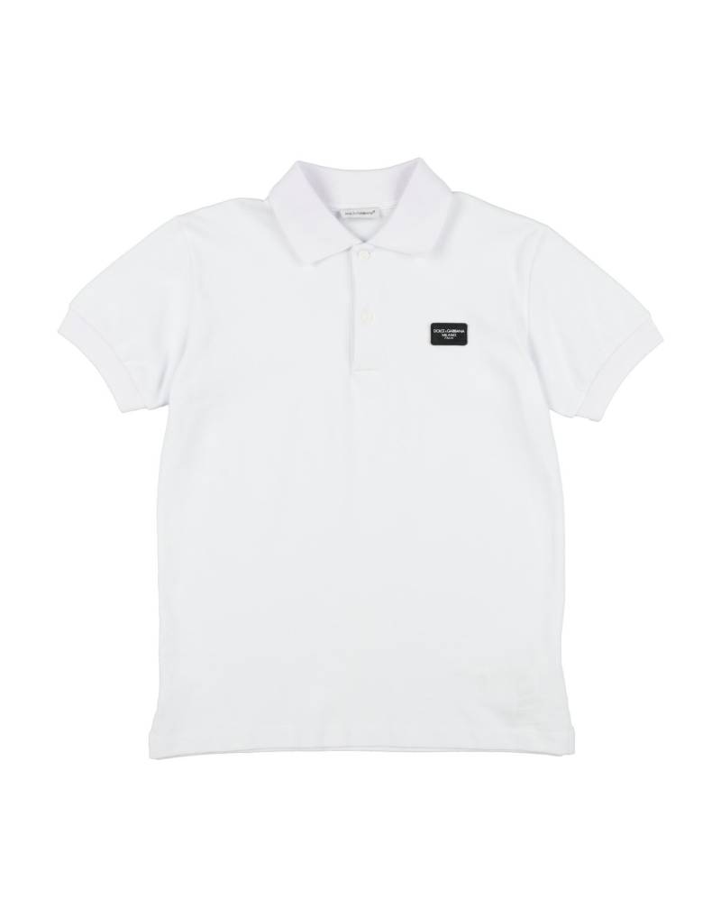 DOLCE&GABBANA Poloshirt Kinder Weiß von DOLCE&GABBANA