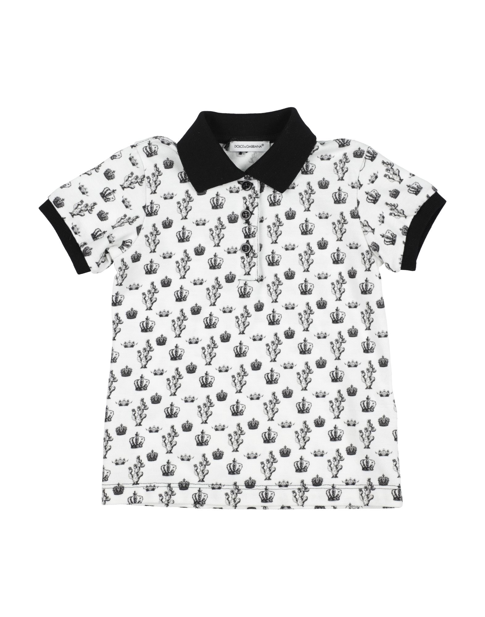 DOLCE&GABBANA Poloshirt Kinder Weiß von DOLCE&GABBANA