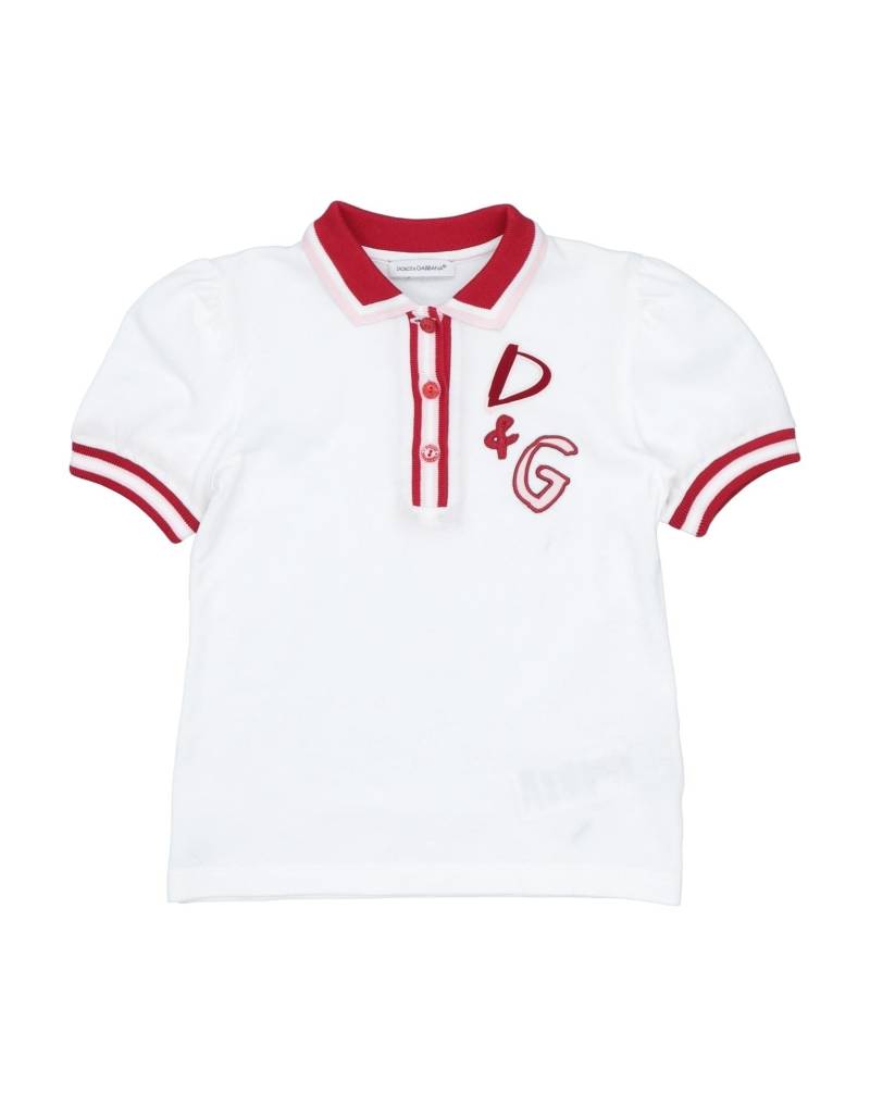 DOLCE&GABBANA Poloshirt Kinder Weiß von DOLCE&GABBANA