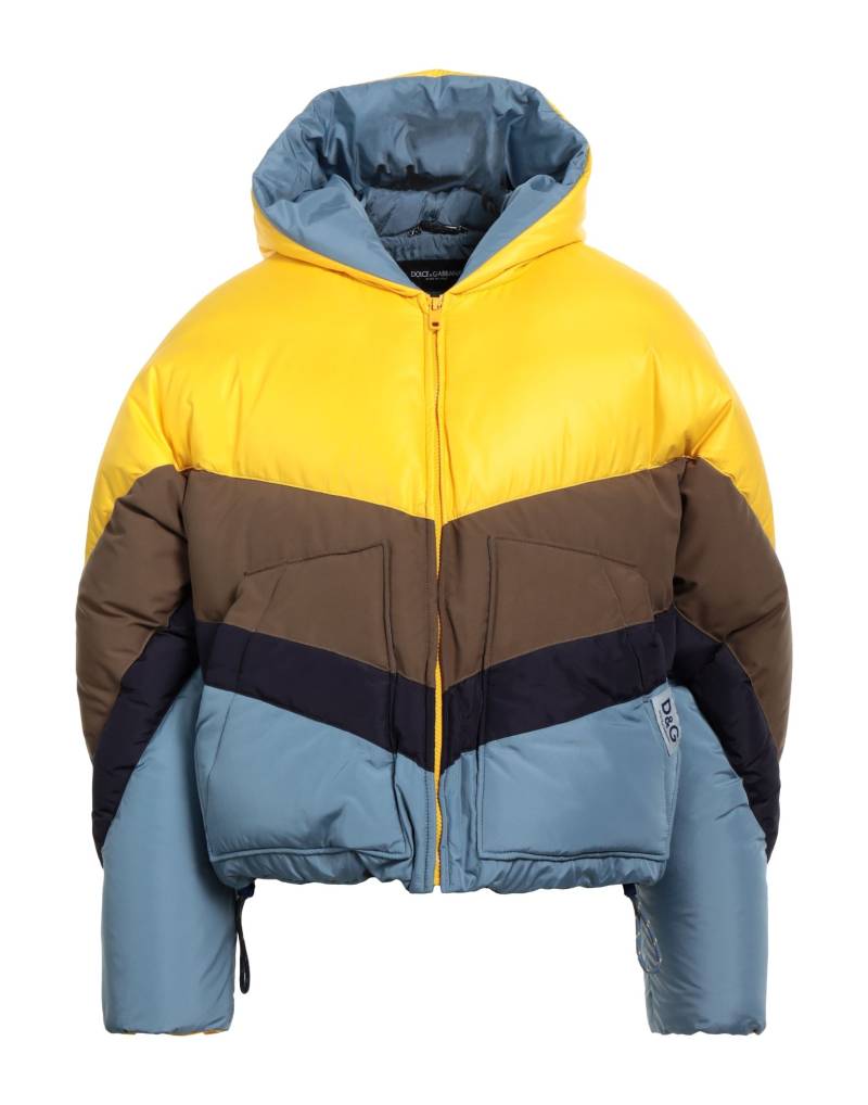 DOLCE&GABBANA Pufferjacke & Daunenjacke Herren Gelb von DOLCE&GABBANA