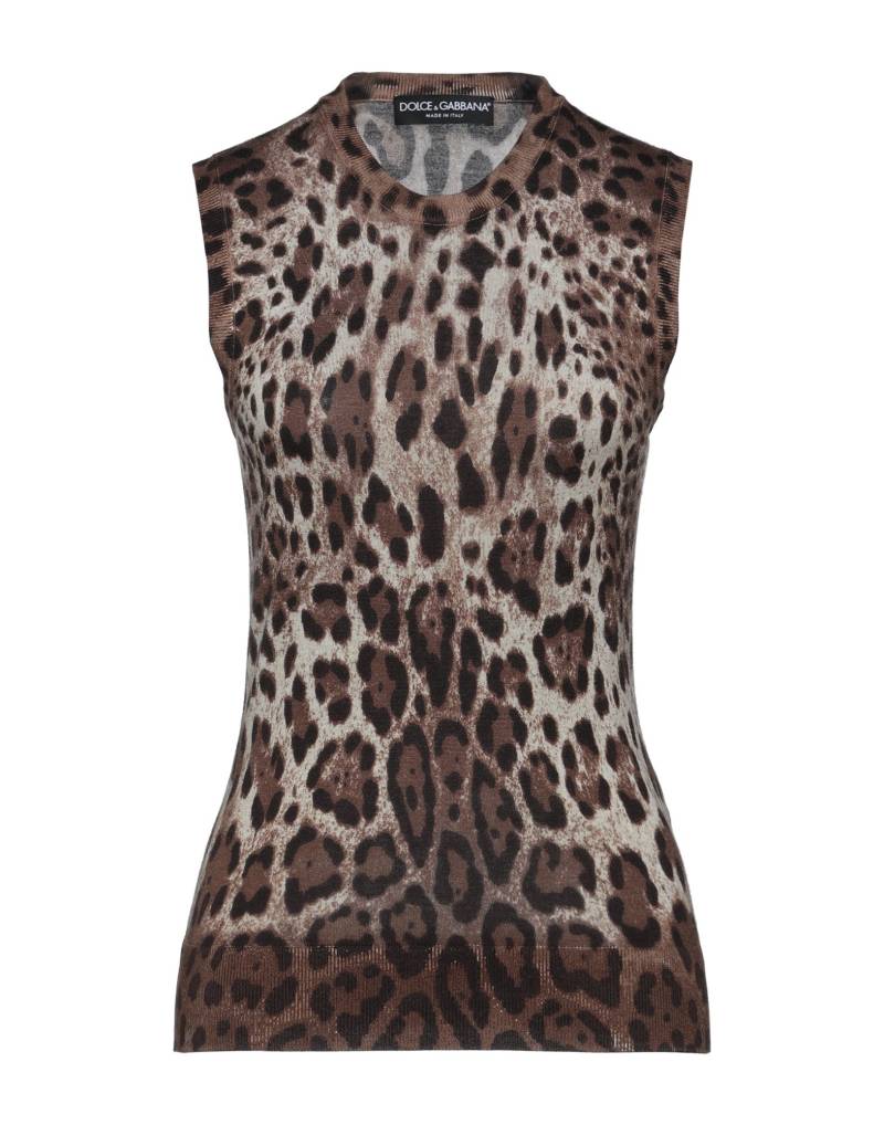 DOLCE&GABBANA Pullover Damen Braun von DOLCE&GABBANA