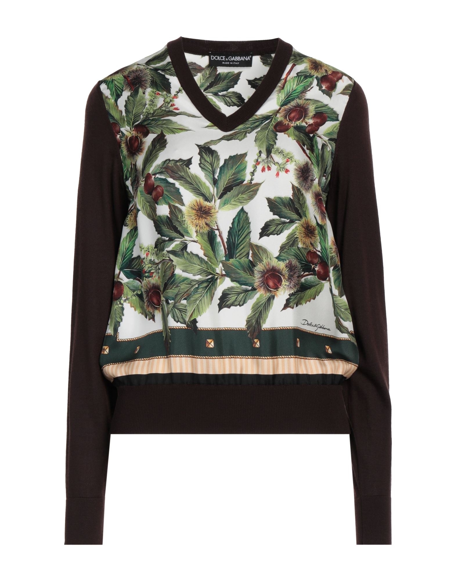 DOLCE&GABBANA Pullover Damen Dunkelbraun von DOLCE&GABBANA