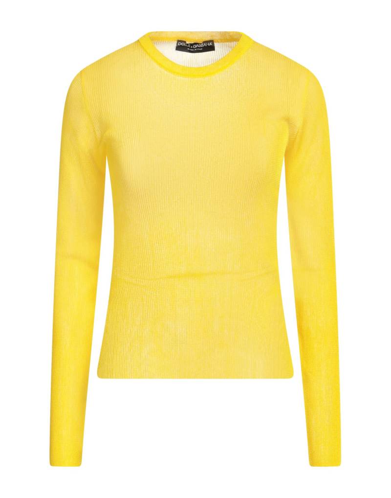DOLCE&GABBANA Pullover Damen Gelb von DOLCE&GABBANA