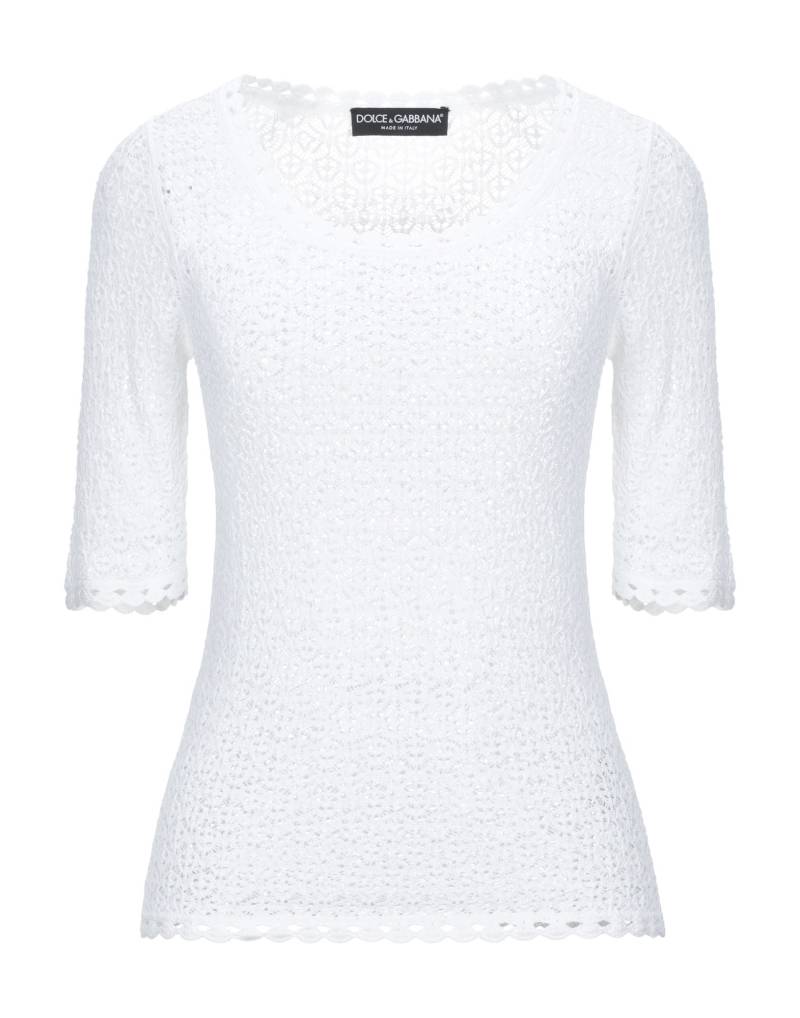 DOLCE&GABBANA Pullover Damen Weiß von DOLCE&GABBANA