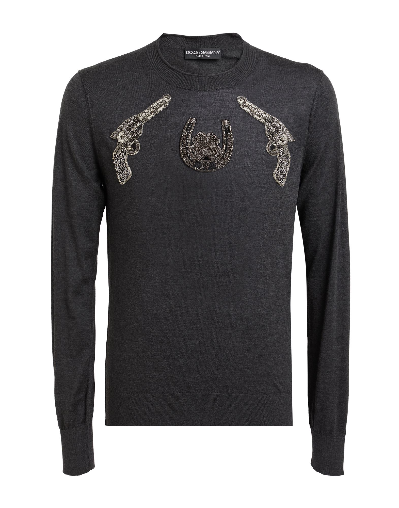 DOLCE&GABBANA Pullover Herren Blei von DOLCE&GABBANA