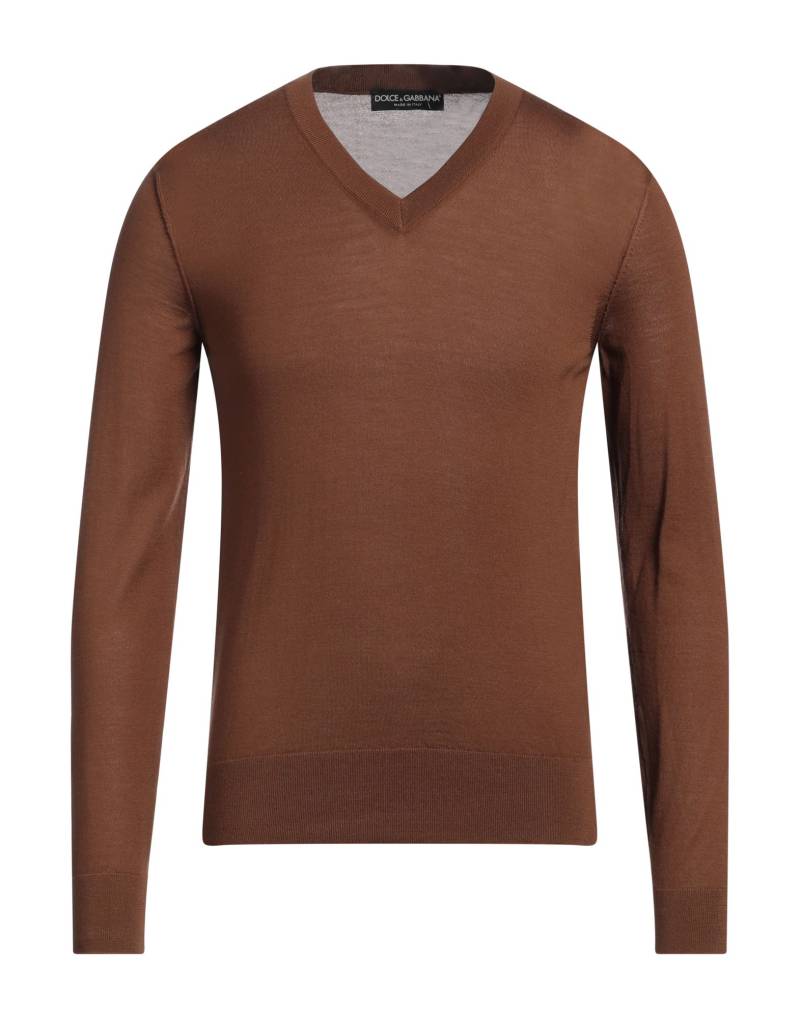 DOLCE&GABBANA Pullover Herren Braun von DOLCE&GABBANA