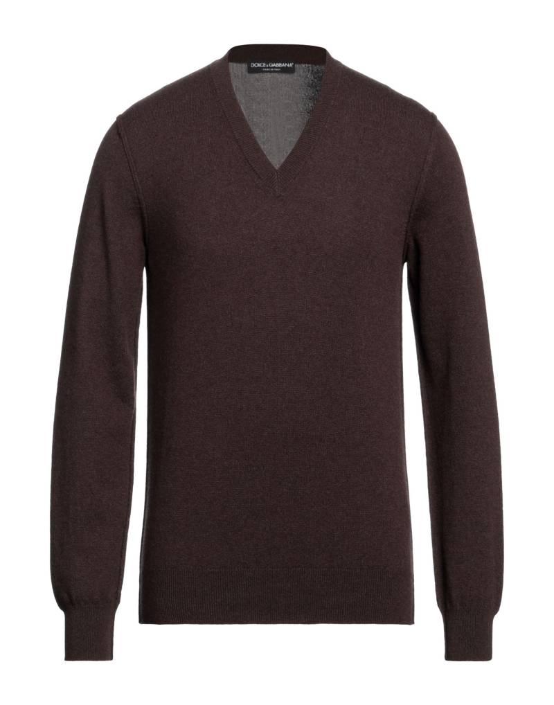 DOLCE&GABBANA Pullover Herren Dunkelbraun von DOLCE&GABBANA