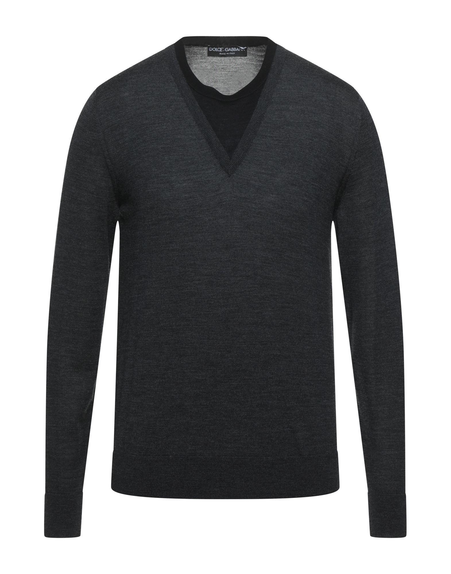 DOLCE&GABBANA Pullover Herren Granitgrau von DOLCE&GABBANA