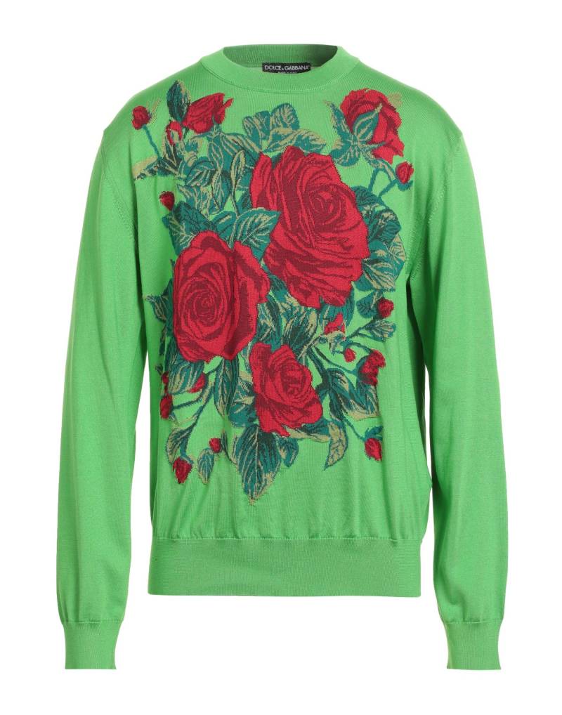 DOLCE&GABBANA Pullover Herren Grün von DOLCE&GABBANA